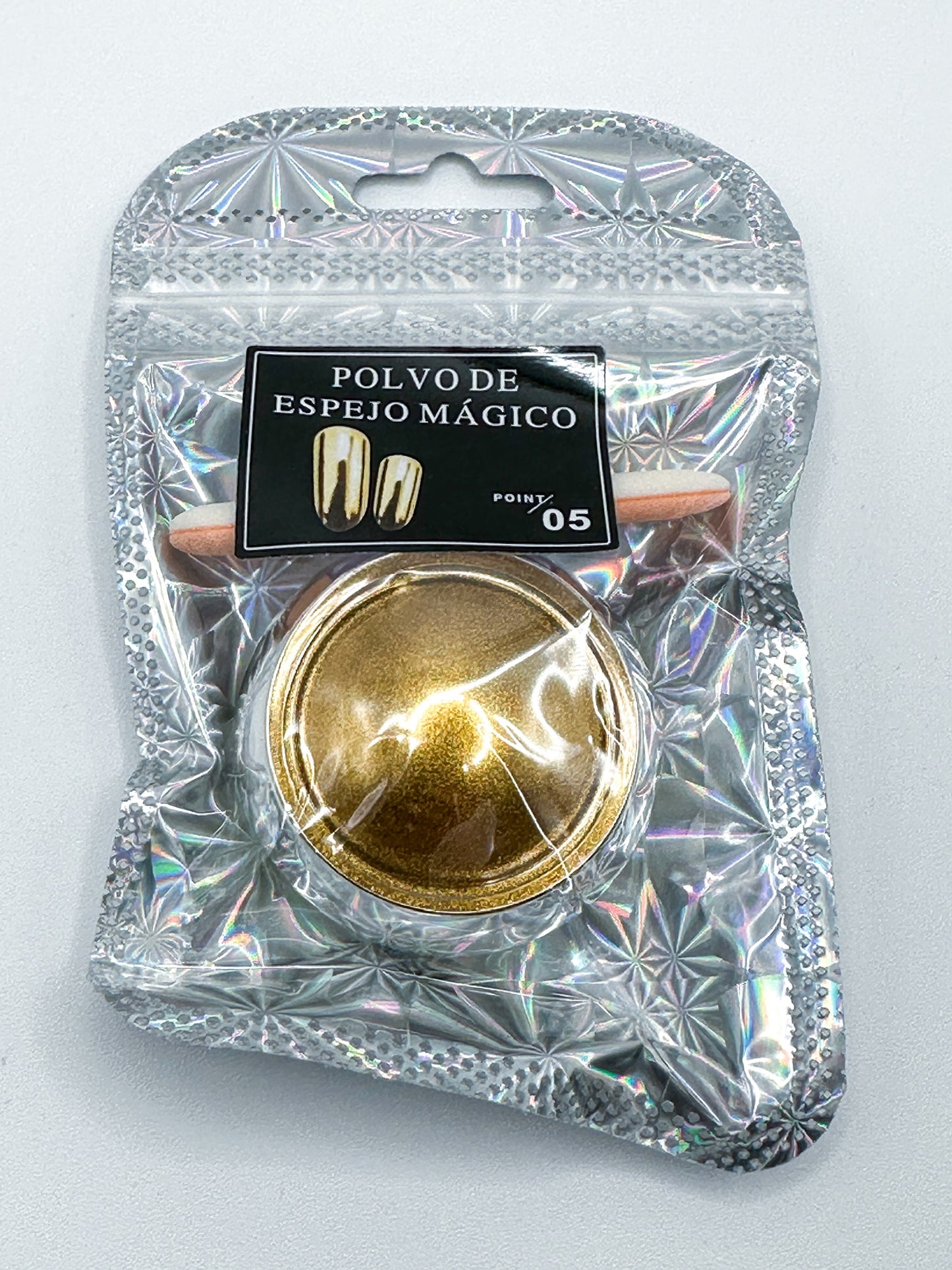 Polvo Cromado Dorado