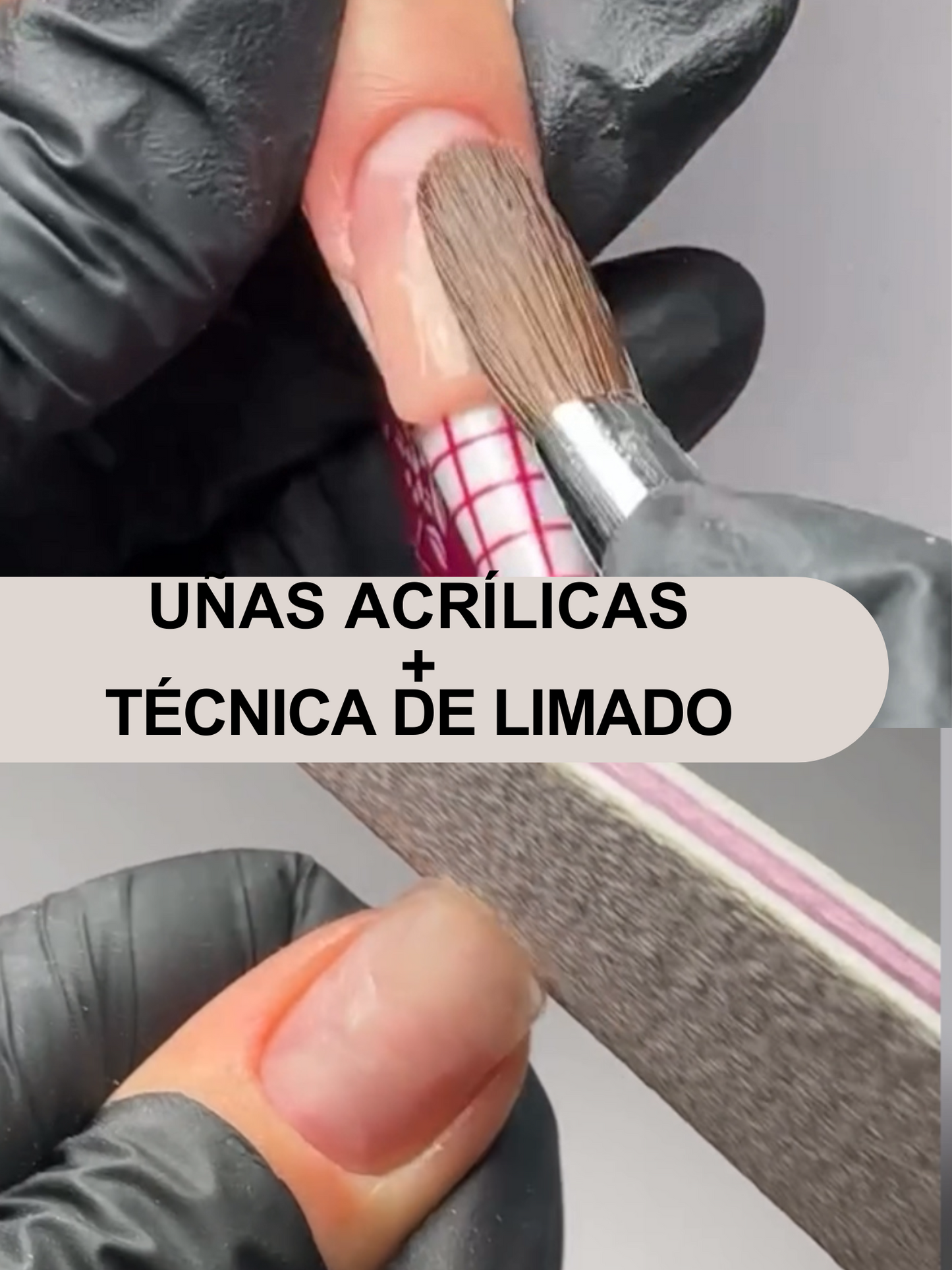 OFERTA CURSO UÑAS ACRÍLICAS + TÉCNICA DE LIMADO